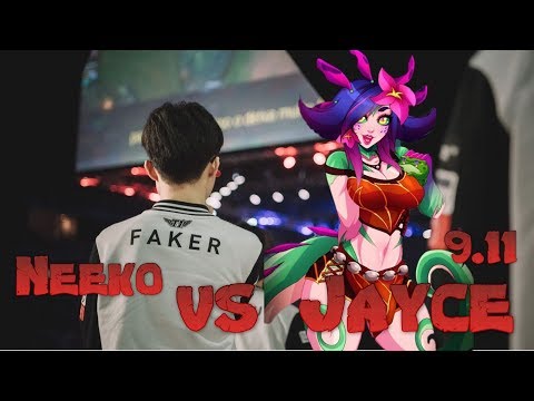 Faker - Neeko vs Jayce Mid - LoL Season 9 KR Ranked | League Of Legends