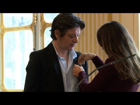 Benjamin Biolay officier des Arts et Lettres