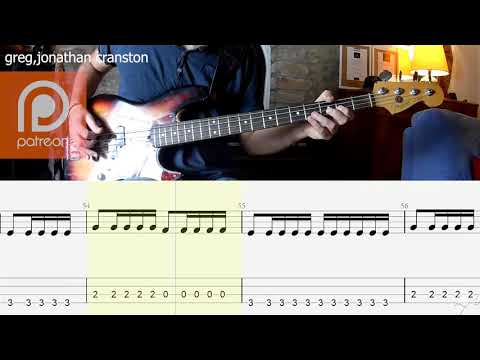 Goo Goo Dolls - Iris BASS COVER + PLAY ALONG TAB + SCORE