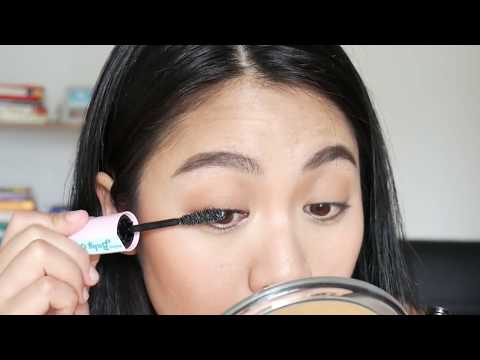 NEW L'Oreal Miss Baby Roll Waterproof Mascara | First Impression Review (Asian Lashes)