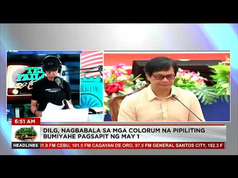 DILG, nagbabala sa mga colorum na pipiliting bumiyahe pagsapit ng May 1 #TedFailonandDJChaCha