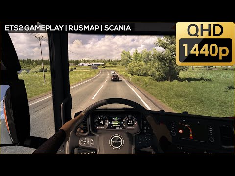 ETS2 GAMEPLAY | SCANIA | MAP OF RUSSIA- PROMODS