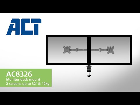 ACT Monitor arm 34" office solid pro, 2 monitors