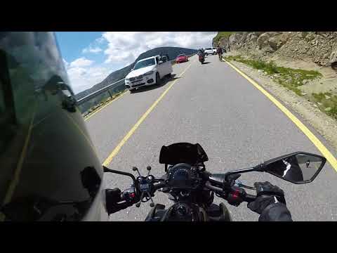 Transalpina pass on a Kawasaki Z650