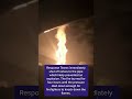 watch fire erupts at north mississippi gas plant after lightning strike