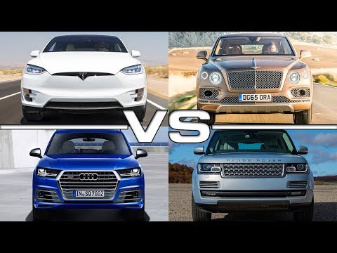 Tesla Model X vs Bentley Bentayga vs Audi SQ7 vs Range Rover