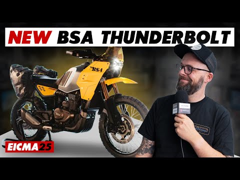 Новый BSA Thunderbolt 350 представлен на выставке EICMA: все, что нужно знать!