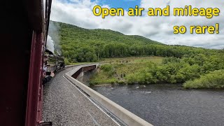 Riding the wye move in Open Air during the Iron Horse Ramble with #2102 | May 24, 2025