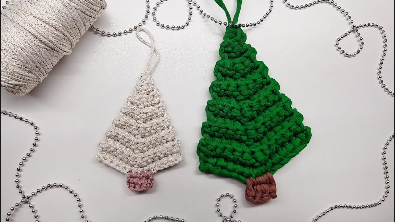 Easy Christmas decoration by your own hands || Crochet Christmas tree || DIY tutorial
