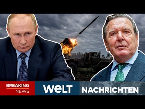 PUTINS KRIEG: Schwere Gefechte im Donbass! Heftige Kritik an Altkanzler Schröder | WELT Newsstream