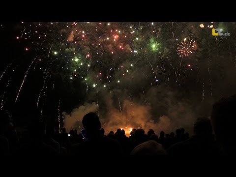 Der Schieder-See in Flammen 2016