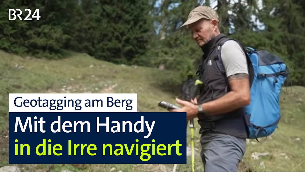 Ins Abseits navigiert: So gefährlich kann Geotagging fernab der Wege werden | Abendschau | BR24