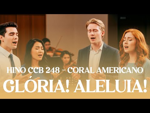HINO 248 CCB - ESTILO CORAL AMERICANO - GLÓRIA! ALELUIA! SINTO JESUS