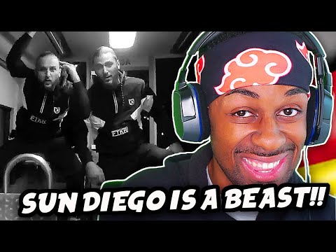 AMERICAN REACTS GERMAN RAP | JURI X SUN DIEGO X SCENZAH X MAVIE - Red Bottoms