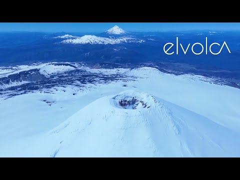 IMPRESIONANTE CRÁTER del Volcán Villarrica | Araucanía 🗻 @elvolca #volcanes #pucón #araucanía 
