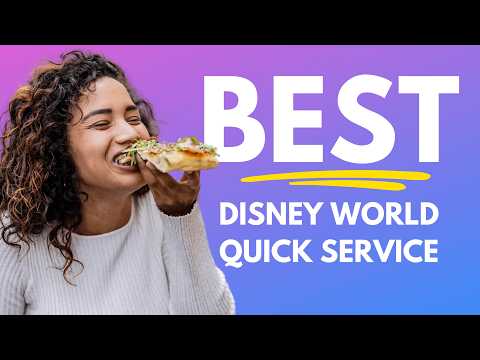 I Ate My Way Through EVERY Disney World Quick Service 🍔🍟🍕 (So You Don't Have To! 😅)