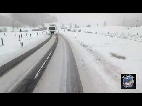 Driving in Austria, driving in snow on b117