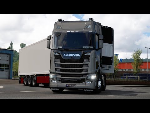 ETS2 1.38 EuRoadNet Scania S540  Stuttgart - Vetschau