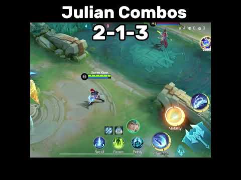Julian Combos For Beginners #mlbb #mobilelegends #guide #tutorial