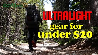 Ultra light gear under $20