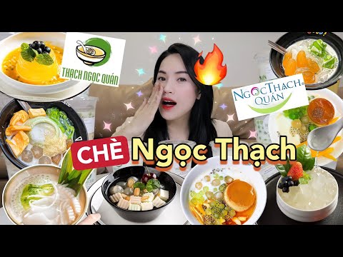 [Review] 15 vị chè Ngọc Thạch - Thạch Ngọc | Chè thạch số 1 Hà Thành?so sánh vs chè Chang Hi?