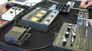Video thumbnail for NOiS - diago pedal board test setup by ollilaboratories