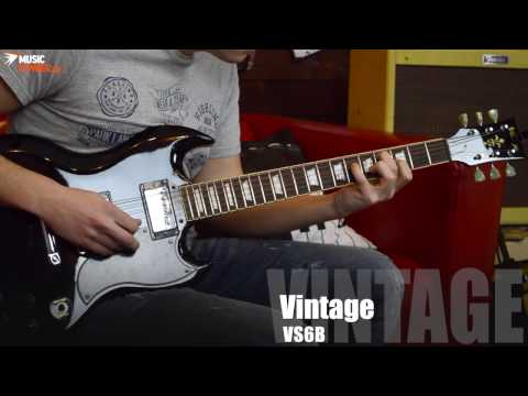 Vintage LVS6 Reissued Series Double Cut Left-Handed image 10