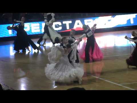 Первенство России Юниоры 1 10 танцев 1/4 Фокстрот Скрипников Матвей - Терентьева Карина