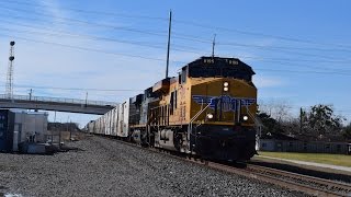 preview picture of video 'Railfanning Rosenberg, TX 1/24/15'