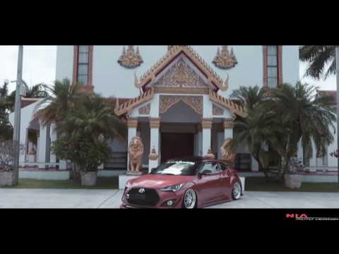 Hyundai veloster full Splitter lip body kit and eyelids.