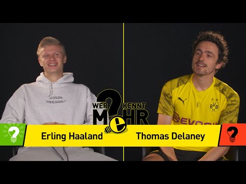 Erling Haaland vs Thomas Delaney | Who knows more? - BVB-Challenge