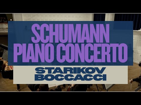 Schumann: Piano Concerto | Vitaly Starikov | Boccacci · Yale Philharmonia
