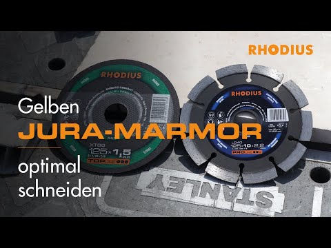 Jura-Marmor optimal schneiden