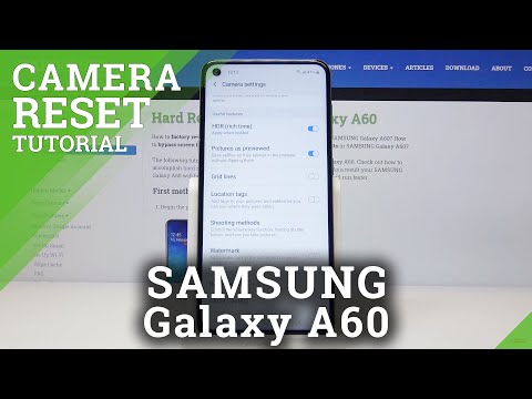 How to Reset Camera in Samsung Galaxy A60 - Restore Default Camera Values