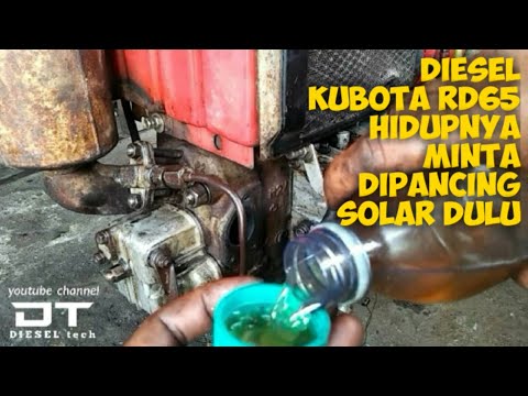 WHY THE KUBOTA RD65 DIESEL NEEDS TO BE FILLED WITH DIESEL WHEN STARTING @DIESELtechservice