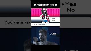 POV: Pokémon doesn’t trust you 💀 | Character Creation #pokemon #shorts