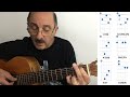 Aime-moi (Love me) - Henri Salvador - Tutorial (In-video chords) - Chord sheet in description too.