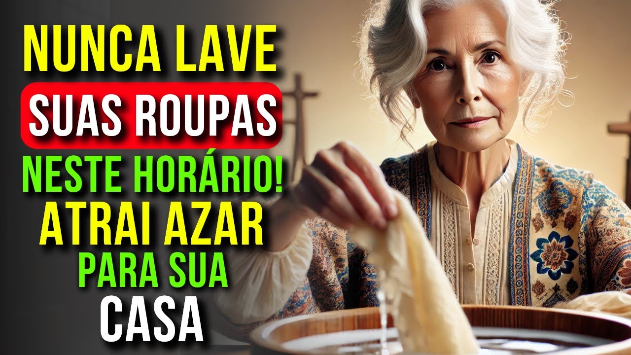 NUNCA Lave suas ROUPAS Neste HORÁRIO ou Você Atrairá Pobreza e Azar | Ensinamentos Budistas