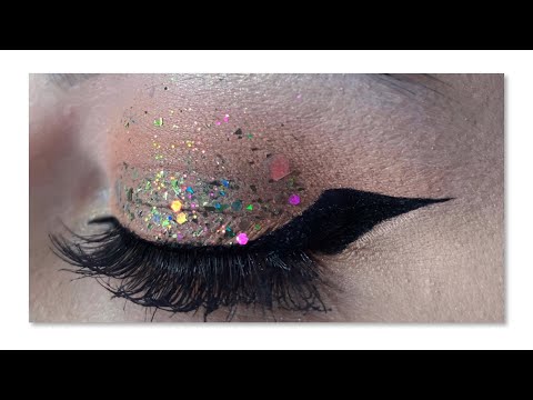 Tutorial - machiaj natural cu tus si glitter