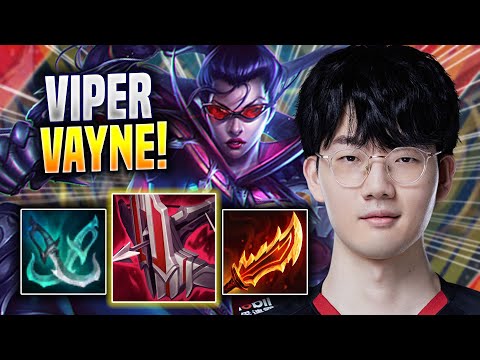 VIPER DESTROYING WITH VAYNE! - EDG Viper Plays Vayne ADC vs Nilah! | Season 2022