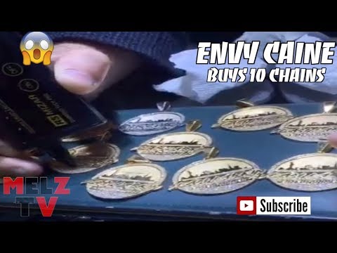 ENVY CAINE PROVES HIS JEWELRY IS REAL & BUYS EVERYBODY A CHAIN