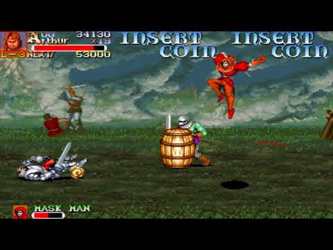 Knights of the Round - Arcade Full King Arthur Playthrough HD 1080P (1991)