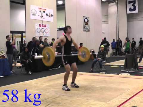 2015 Atlantic States Open - Men Snatch 56 - 77 kg