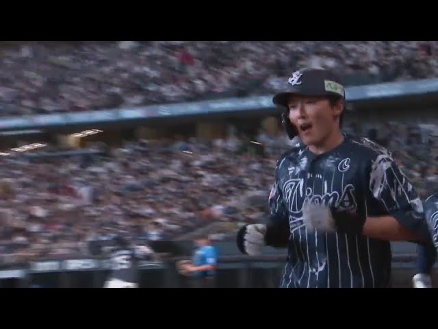 【7回表】反撃開始!! ライオンズ・源田壮亮 ライトスタンドへの2ランホームラン!! 2024年8月11日 北海道日本ハムファイターズ 対 埼玉西武ライオンズ