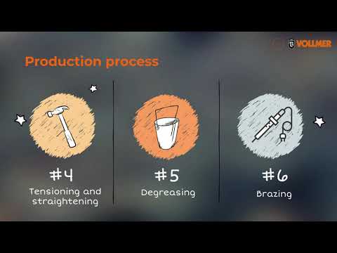 VOLLMER explains: Production of carbide tipped circular saws // Part 1