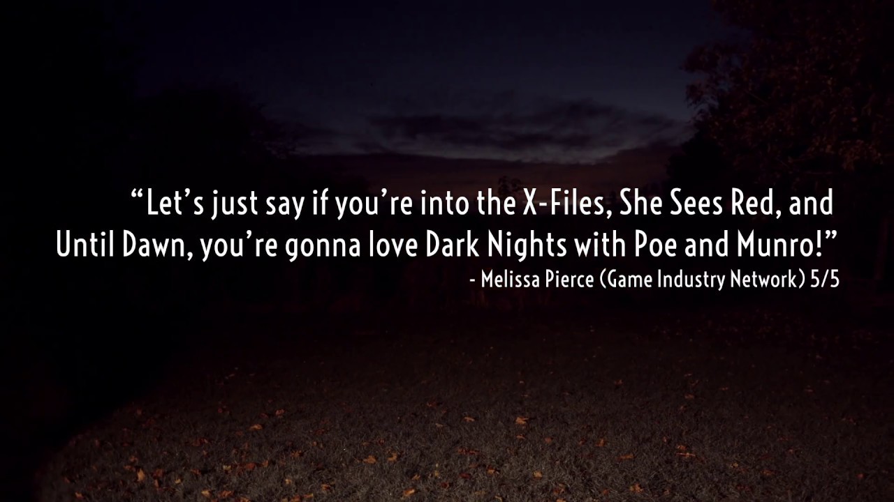 Dark Nights with Poe & Munro accolades trailer teaser