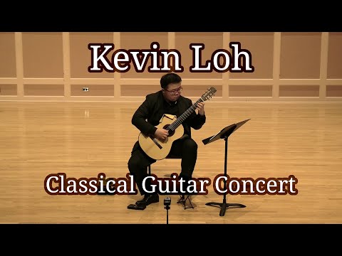 Kevin Loh complete classical guitar concert presented by the Minnesota Guitar Society