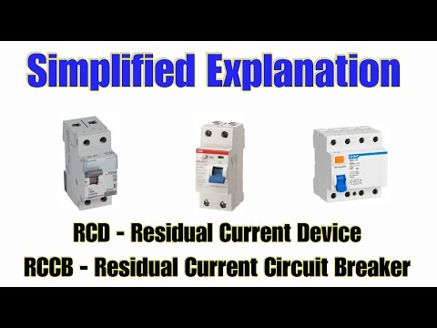 RCD and RCCB Explained | How it works