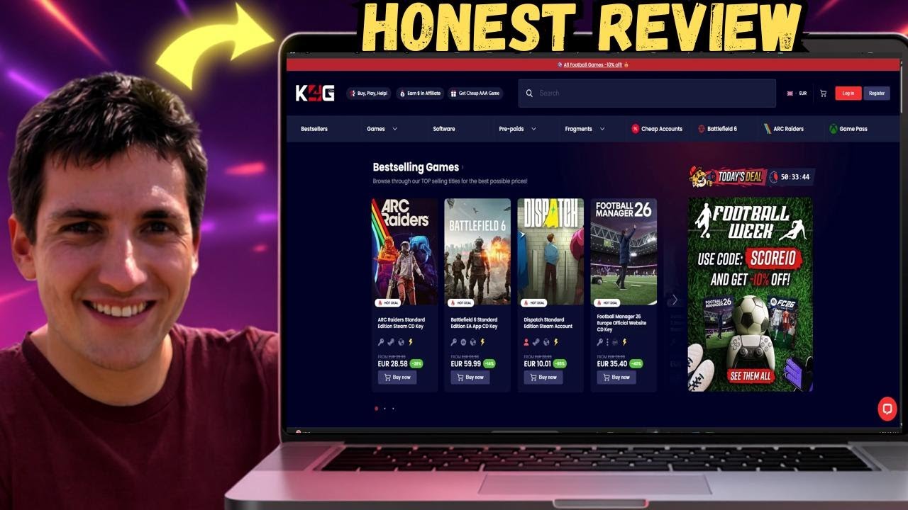K4G Game Key Marketplace Review 2026 Is k4g.com Legit or Scam