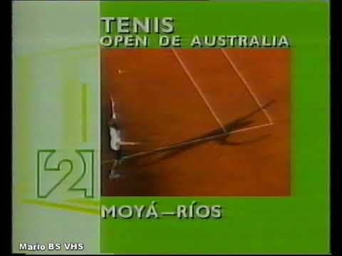 14-01-2001 La 2 TENIS - Moyá-Ríos. Open de Australia. (Fragmento)